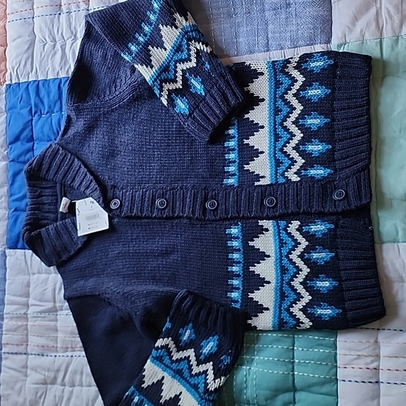 Janie and Jack Other - Janie & Jack button down sweater size 5